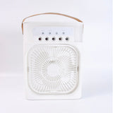 Portable Air Cooler Fan with 7-Color Light