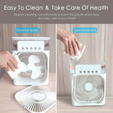 Portable Air Cooler Fan with 7-Color Light